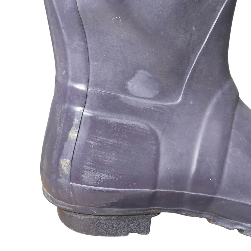 Hunter Womens Purple Waterproof Rubber Original Tall Rain Boots Size 7